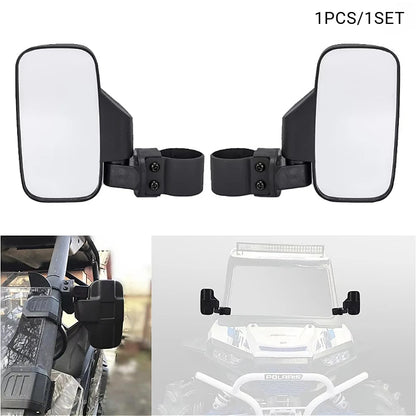 Side Rearview Mirrors for 1.75/2-Inch Roll Bars for UTV & SXS