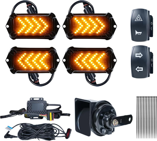 Plug-and-Play Turn Signal & Horn Kit for Polaris Ranger 570, Ranger XP 900 & More