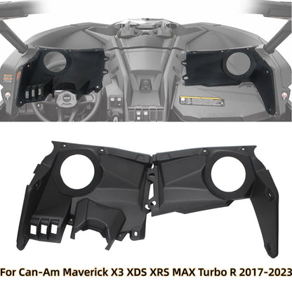 6.5-Inch Front Dash Speaker Pods Kit for Can-Am Maverick X3 (2017–2023)