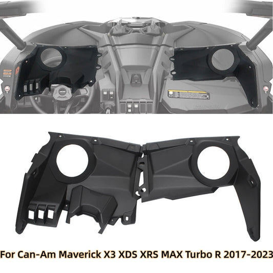 6.5-Inch Front Dash Speaker Pods Kit for Can-Am Maverick X3 (2017–2023)