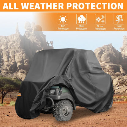 Waterproof 210D-PU Outdoor Vehicle Storage Cover for Kawasaki Mule SX (2017–2026)