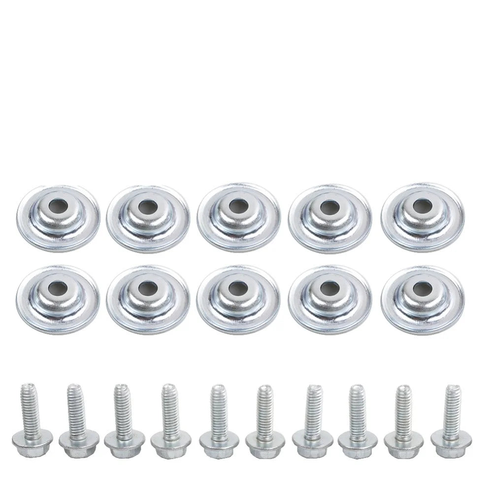 Skid Plate Washer and Bolt Kit, 10-Piece for Polaris RZR 570, RZR 900 & RZR XP 1000
