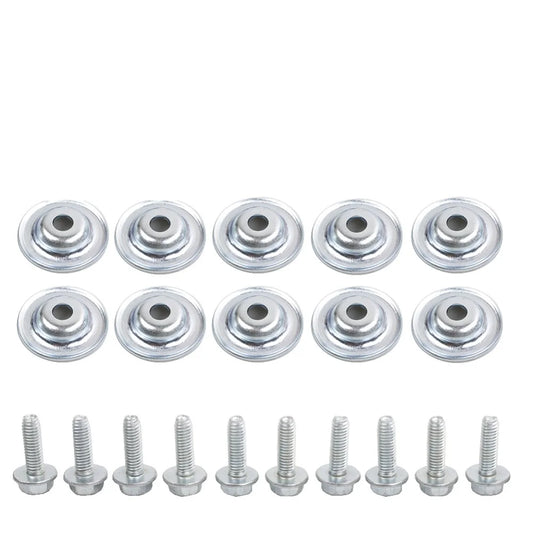 Skid Plate Washer and Bolt Kit, 10-Piece for Polaris RZR 570, RZR 900 & RZR XP 1000