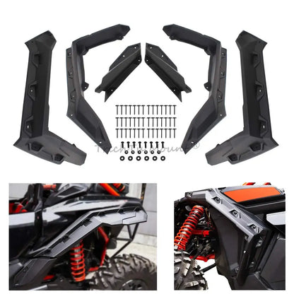 Super Extended Fender Flares, 6-Piece Set for Can-Am Maverick X3 (2017–2024)