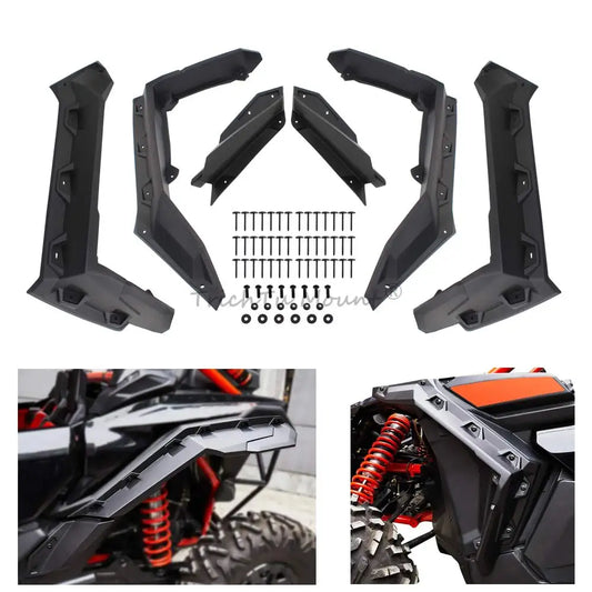 Super Extended Fender Flares, 6-Piece Set for Can-Am Maverick X3 (2017–2024)