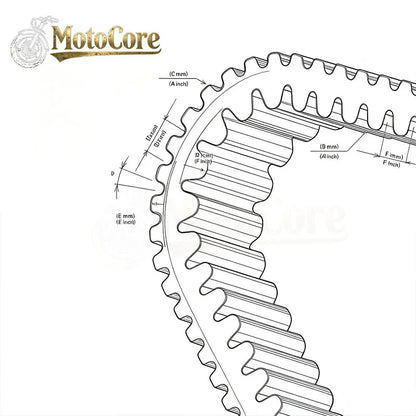 Heavy-Duty Reinforced CVT Drive Belt for Polaris RZR Pro XP, RZR Turbo R & More