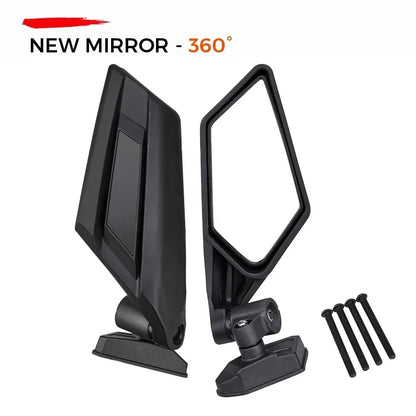 360-Degree Adjustable Rearview Side Mirrors for Can-Am Maverick X3 (2017–2026)