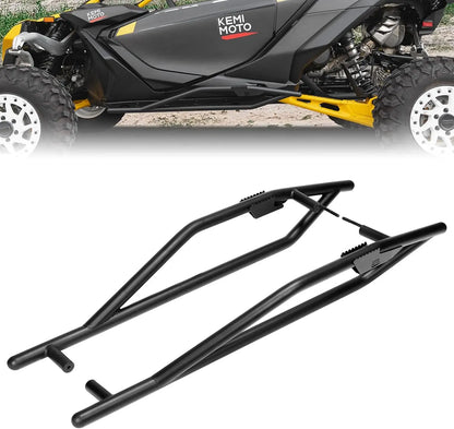 Nerf Bars Rock Sliders with Side Steps for Can-Am Maverick R (2024–2025)