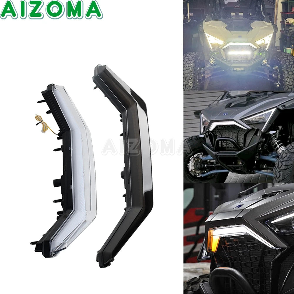 LED Fang Accent Lights with Turn Signals for Polaris RZR Pro XP (2021–2026)