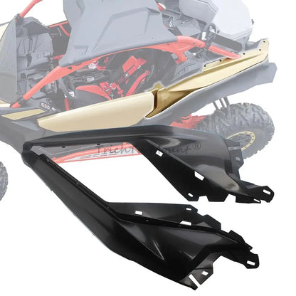 Rear Fascia Fender Guard Covers, Matte Black (Pair) for Can-Am Maverick X3 (2017–2024)