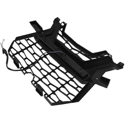Black Mesh Front Grille with LED Light Bar for Polaris RZR XP 1000 & RZR XP Turbo