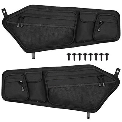Front Door Storage Bag Organizer Pocket for Polaris RZR Pro XP & RZR Turbo R