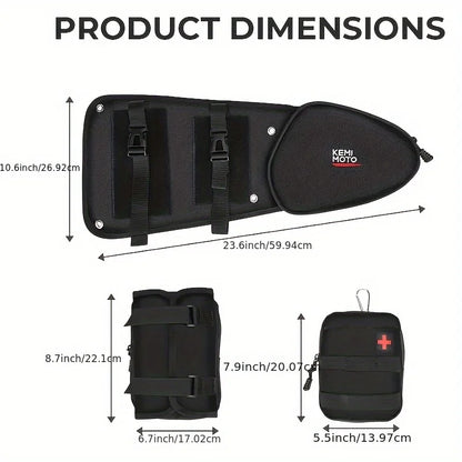 1680D Side Storage Bags with Removable Knee Pads for Polaris RZR XP 1000, RZR XP Turbo & RZR 900