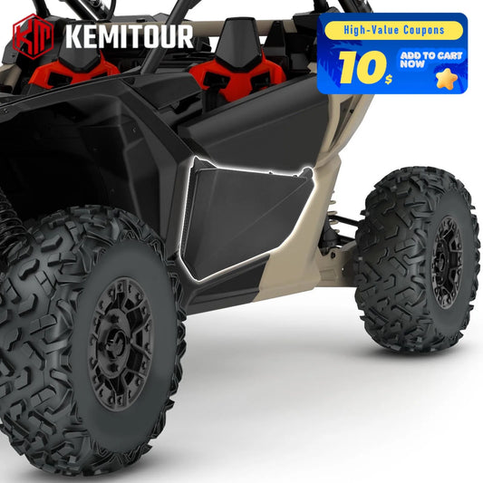 Lower Door Panel Inserts with Metal Frame, 2-Door for Can-Am Maverick X3 (2017–2026)