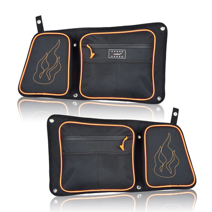 Rear Door Storage Bags with Knee Pads, 4-Door for Polaris RZR 900 & RZR XP 1000