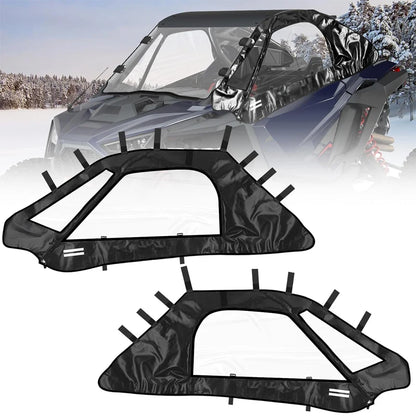 Soft Upper Doors with Mirror Cutouts, 2-Seat for Polaris RZR Pro R (2022–2024)