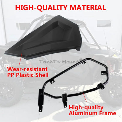 Front Lower Door Panel Insert Kit for Polaris RZR XP 1000, RZR XP Turbo & More