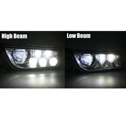 LED Headlight Kit, 30W High and 20W Low Beam for Polaris RZR 900, General & RZR XP 1000