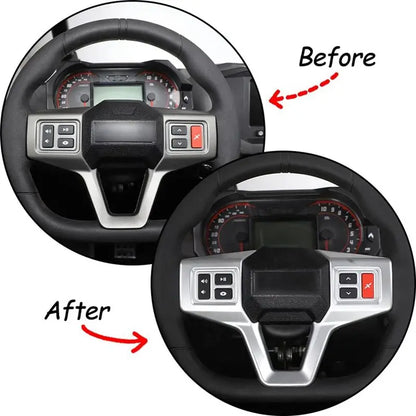 Steering Wheel Trim Cover, Silver for Polaris RZR Pro XP (2021–2022)