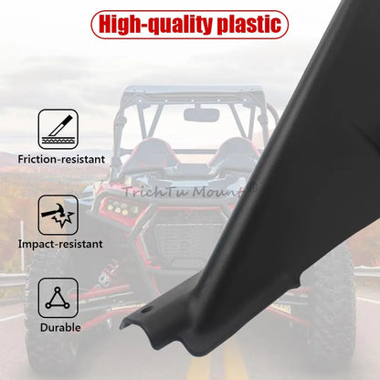 Front Fender Flare Extensions, ABS (Pair) for Polaris RZR XP 1000, RZR XP Turbo & More