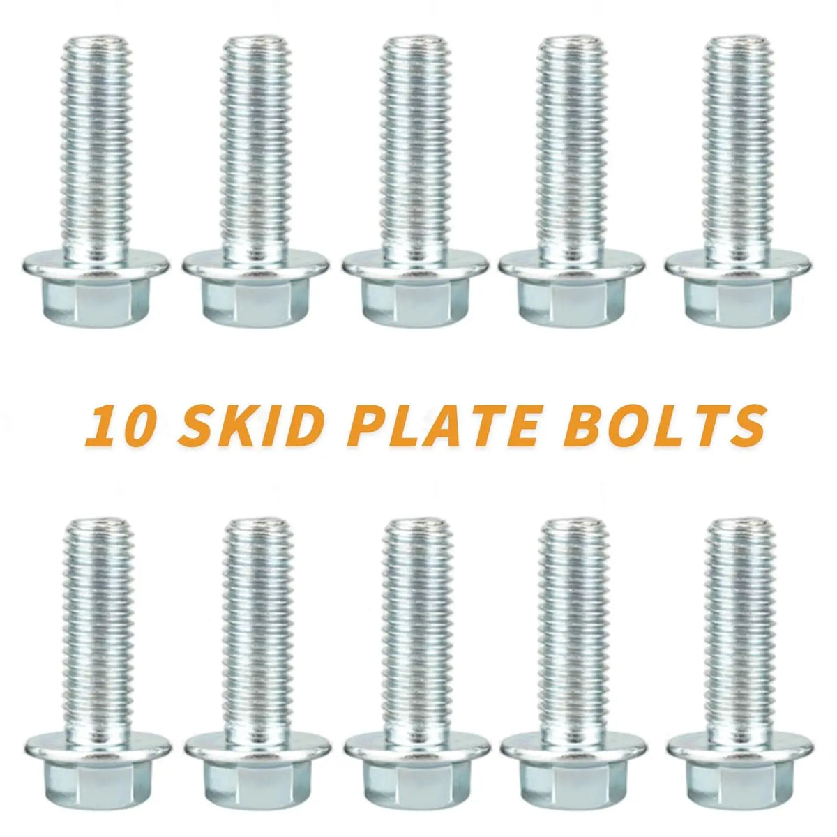 Skid Plate Washer & Bolt Kit (10-Piece) for Polaris RZR XP 1000, RZR XP Turbo & More