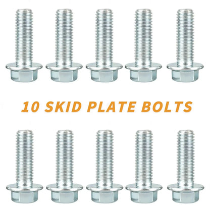 Skid Plate Washer & Bolt Kit (10-Piece) for Polaris RZR XP 1000, RZR XP Turbo & More