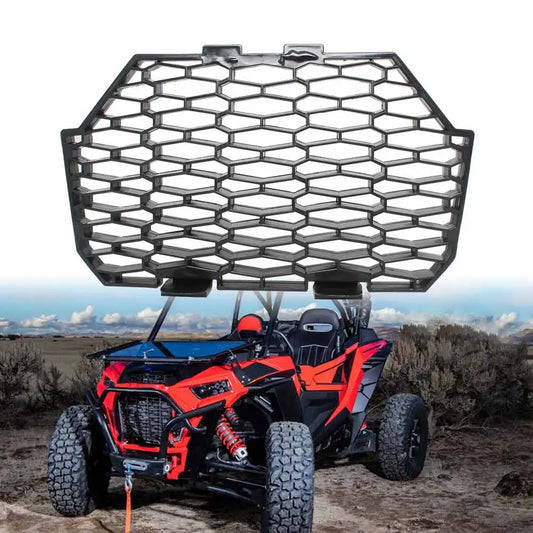 Front Main Lower Mesh Grille, ABS Plastic for Polaris RZR XP 1000, RZR 900 & RZR XP Turbo