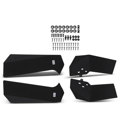 Front and Rear Mud Flaps (Set of 4) for Polaris RZR XP 1000 & RZR XP Turbo