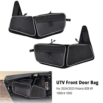 Water-Resistant Front Door Storage Bags for Polaris RZR XP 1000 (2024–2025)