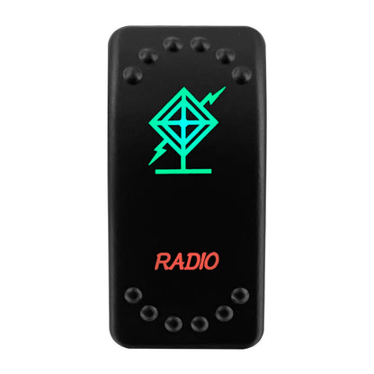 4x4/2x4 Rocker Switch, Red & Green LED for UTV & SXS