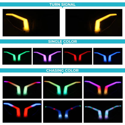 Front LED Signature Lights with Turn Signal DRL for Can-Am Maverick X3 (2017–2023)