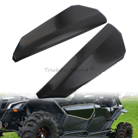 Front Upper Door Panels Kit, 2-Door, Unpainted Black (Pair) for Can-Am Maverick X3 (2017–2024)