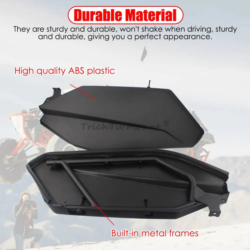 Rear Lower Door Panel Inserts with Metal Frame for Can-Am Maverick X3 (2017–2024)