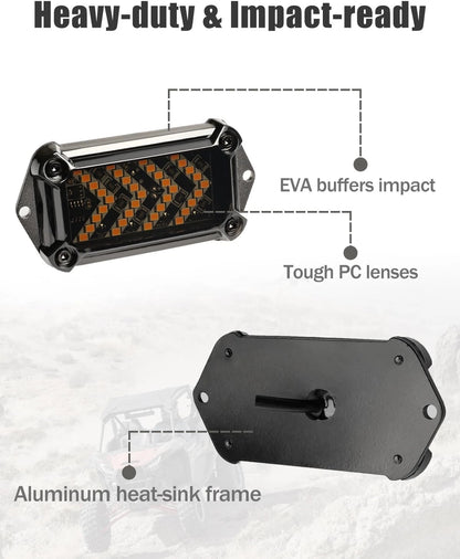 Street Legal Turn Signal Kit with 110dB Horn for UTV & SXS