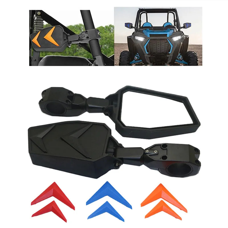 Bar-End Side Rearview Mirror, 1.75-Inch for UTV & SXS