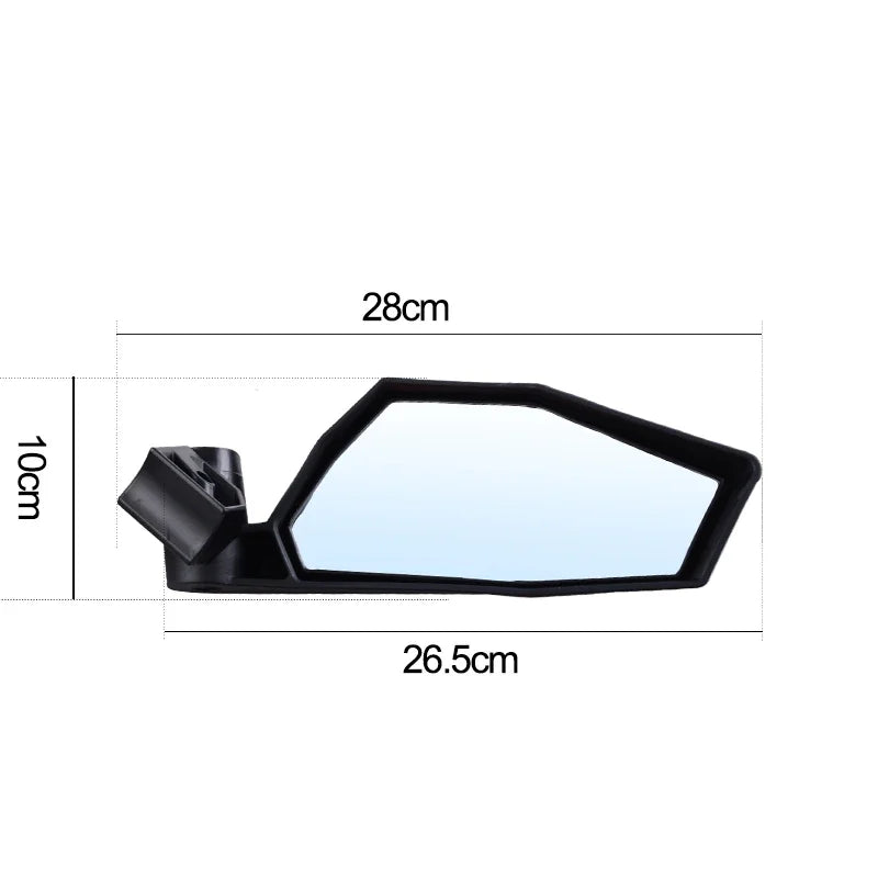 Adjustable Folding Side Mirrors for Polaris RZR Pro XP (2020–2026)