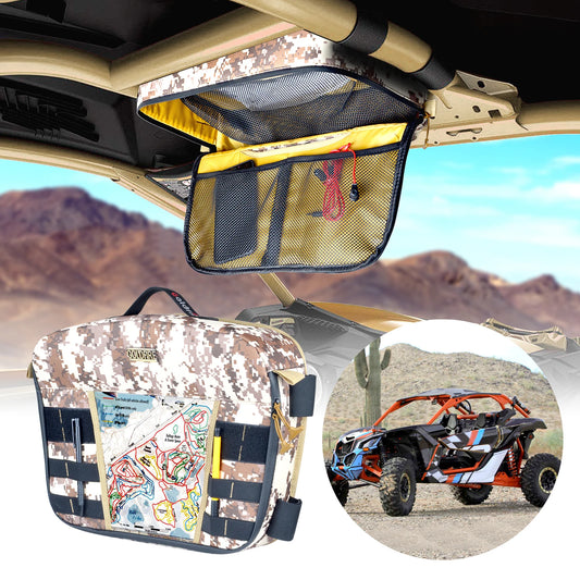 10L Overhead Roof Storage Bag, 4 Colors for Can-Am Maverick X3 (2017–2026)