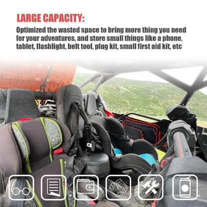 Rear Door Side Storage Bags for Can-Am Maverick X3 (2017–2021)