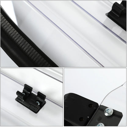 2-in-1 Flip-Up Split Full Windshield for Polaris RZR XP 1000 & RZR 900