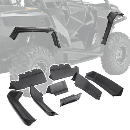 2.5-Inch Wider Fender Flares with Mud Flaps for Can-Am Commander (2011–2020)