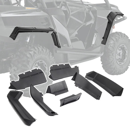 2.5-Inch Wider Fender Flares with Mud Flaps for Can-Am Commander (2011–2020)