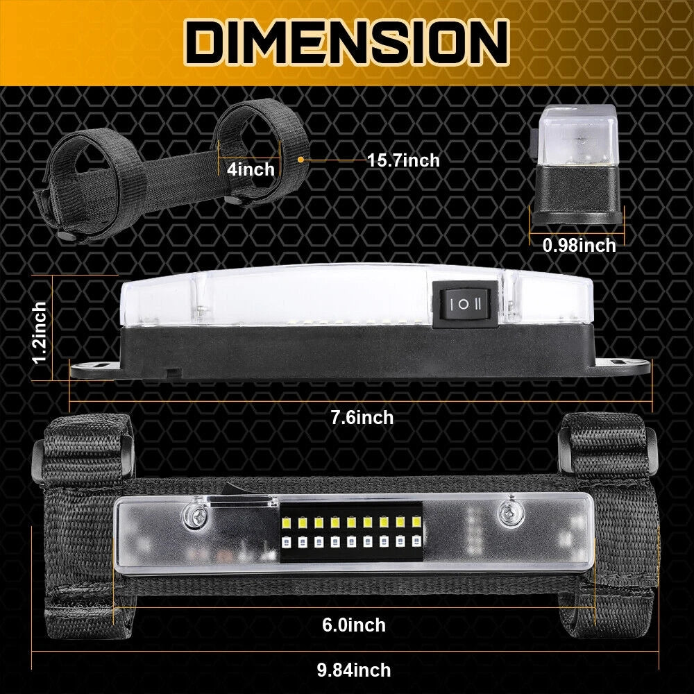 Roll Bar Mount LED Dome Light for UTV & SXS