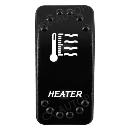 Waterproof Backlit Rocker Switch, 20A 12V for UTV & SXS