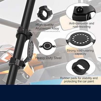 Gas Can Mount for 1–2 in Roll Bars for UTV & SXS