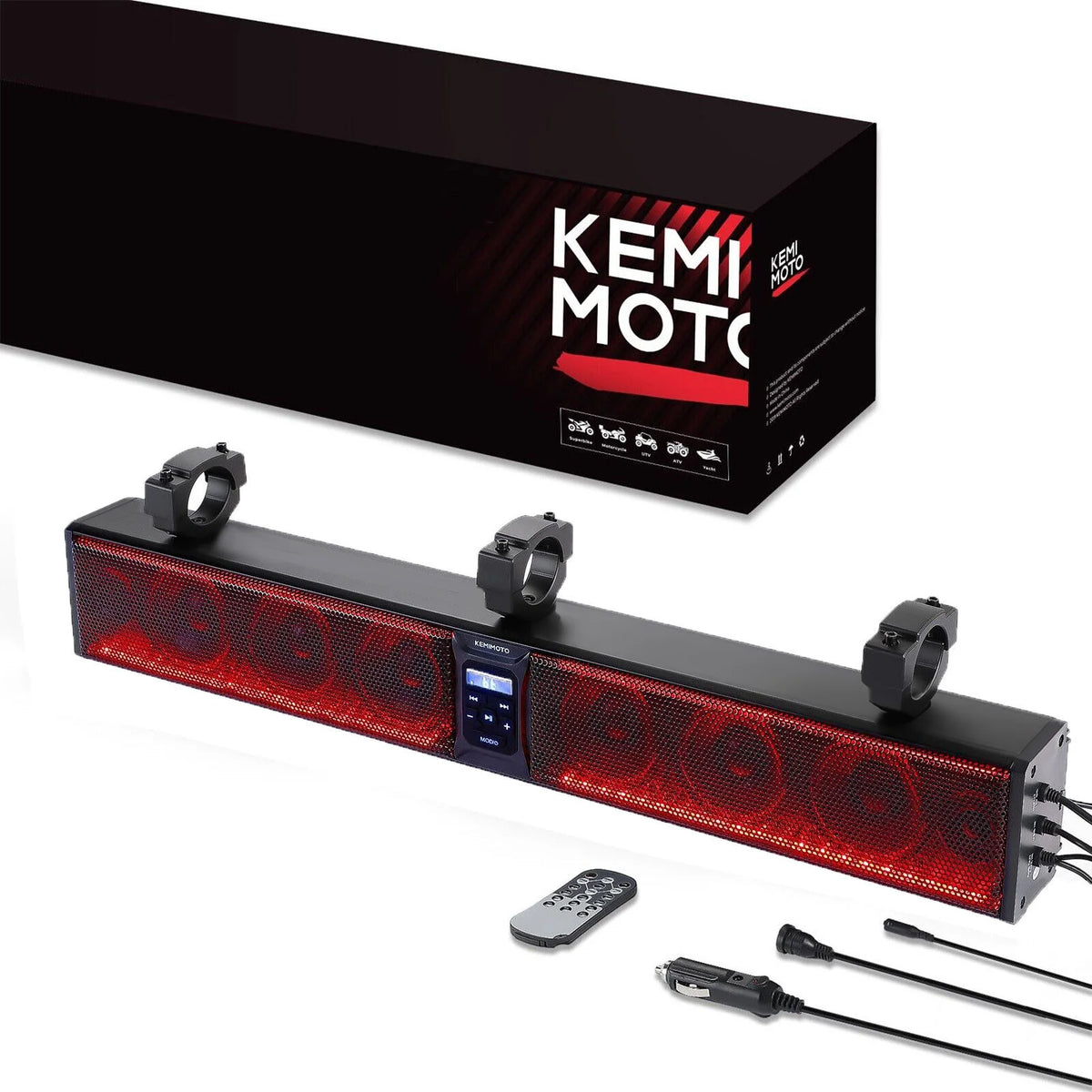 RGB Sound Bar for 1.5–2.25 Inch Roll Bars for UTV & SXS