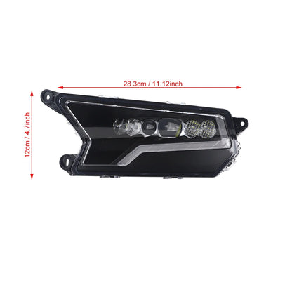 LED Headlights with Flowing DRL and Turn Signals for Polaris RZR XP 1000 (2024–2026)