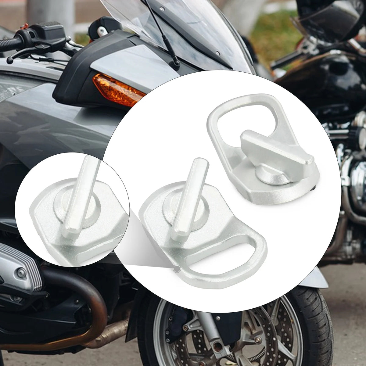 Iron D-Ring Tie-Down Hook Mounts for Polaris Ranger XD 1500 (2024)