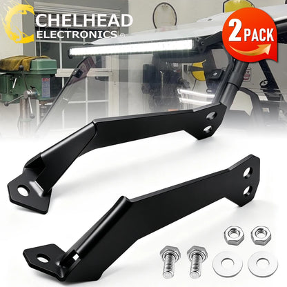 Windshield Light Bar Mount Bracket for 32-Inch Bars for Polaris RZR 900 & RZR XP 1000