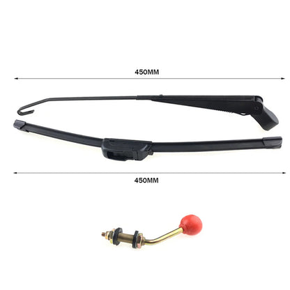 Windshield Wiper Kit for 1/2-Inch Hole Mount for UTV & SXS