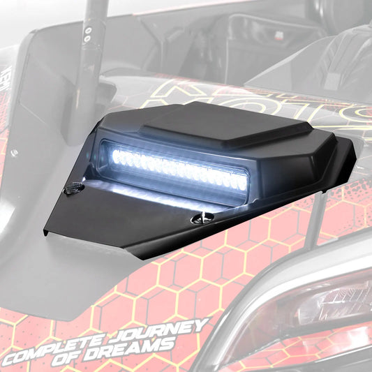 Vented Hood Scoop with Auxiliary LED Spotlight for CFMOTO ZForce 950 (2020–2024)